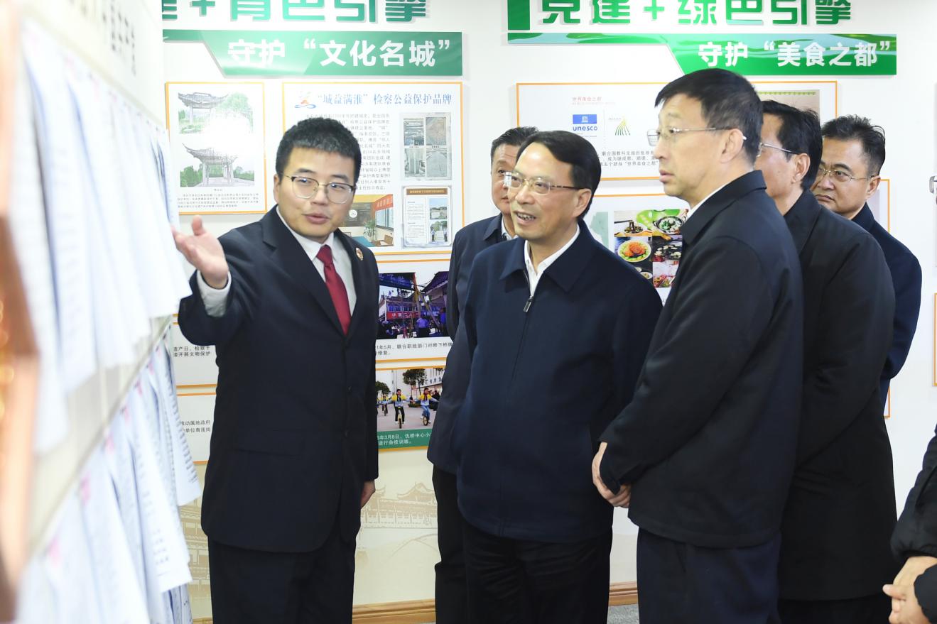 市人大常委会领导视察检察工作