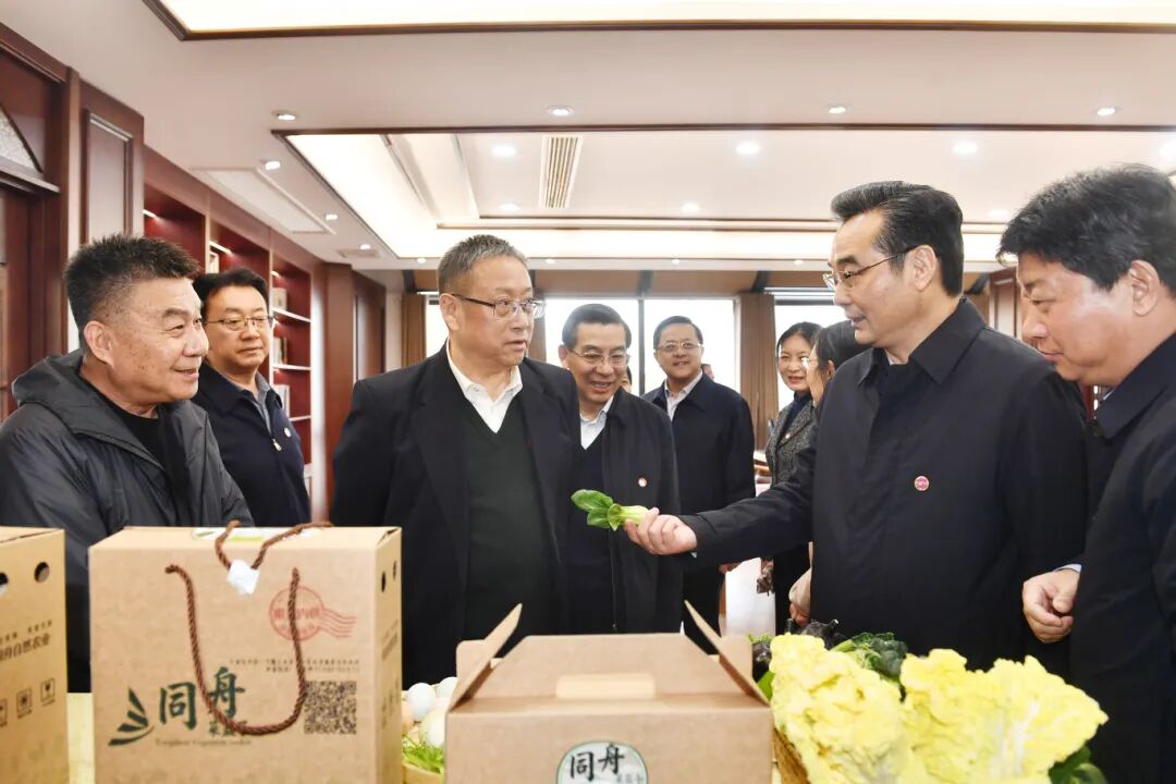 全国人大常委会副委员长、民革中央主席郑建邦来淮调...