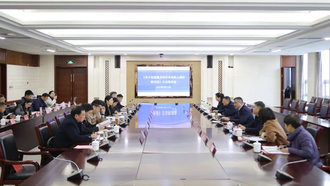 朱海波主持召开《关于加强重点场所未成年人保护的决...