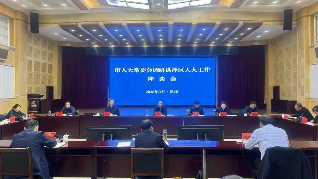 周青调研洪泽区人大工作