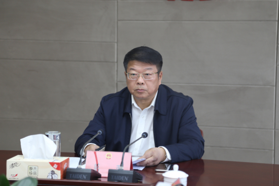 日市人大常委会常务副主任葛平主持召开主任月度办公会